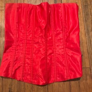 Red corset